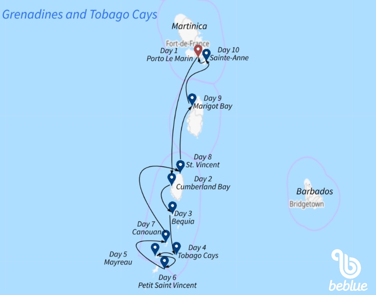Caribbean, Grenadines and Tobago Cays - ID 62